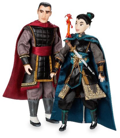 Mulan dolls Mulan Li Shang, Mulan And Li Shang, Every Disney Princess, Mulan Doll, Disney Designer Collection, Elsa And Hans, Li Shang, Maid Marian, Mulan Disney