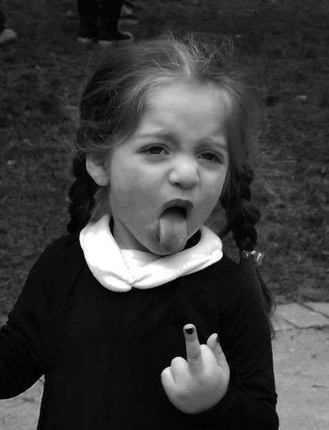 If I had a daughter,  this would definitely be her !!! A.N Funny Face, White Photo, A Black, Black White, Wallpapers, Humor, Tumblr, Black And White, Collage