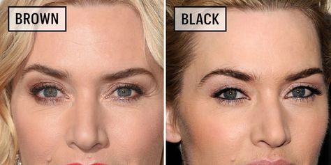 Eyeliner Vs No Eyeliner, Brown Eyeliner Brown Eyes, Brown Eyeliner Makeup Looks, Brown Eyeliner Looks, Brown Eyeliner Makeup, Eyeliner For Brown Eyes, Dark Brown Eyeliner, Eyeliner Brown Eyes, Mascara Tutorial