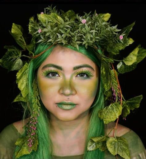 Mother Nature Makeup, Frozen Makeup, Nature Makeup, Mother Nature, Natural Makeup, Google Search, Halloween, Hair Styles, Makeup