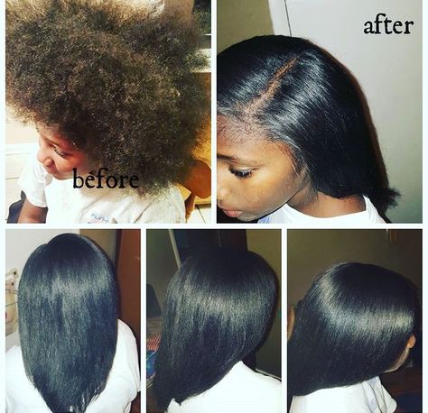 THERMAL RELAXING: HOTTEST NEW STRAIGHTENING TECHNIQUE OR GLORIFIED HEAT DAMAGE? | Curly Nikki | Natural Hair Care Straightening Hair Tips, Straightened Natural Hair, Straighten Natural Hair, Natural Hair Silk Press, Flat Iron Natural Hair, Curly Nikki, Straightening Curly Hair, Straightening Natural Hair, Natural Beauty Treatments