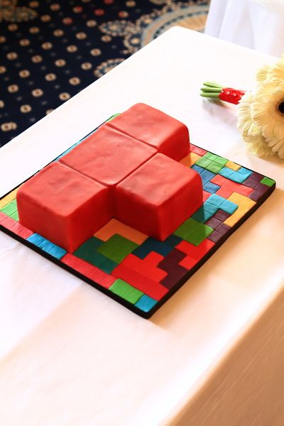 Tetris Cake, Tetris Party, Themed Wedding Cakes, 9th Birthday, Themed Wedding, 4th Birthday, How To Make Cake, Food Inspiration, Birthday Ideas