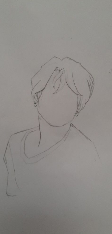 #bts # jimin #btssketch Jungkook Easy Drawing For Beginners, Taehyung Easy Sketch For Beginners, Taekook Sketch Easy, Kpop Drawing Ideas Easy, Jimin Sketch Pencil Easy, Jimin Sketch Easy, Kpop Drawings Pencil Easy, Bts Drawings Pencil Easy, Jimin Easy Drawing