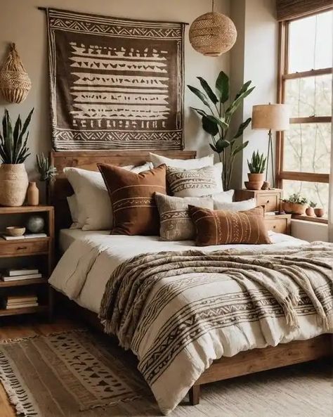 How to Use Eathy Tones to Create a Warm Atmosphere in Your Home - HubPages Warm Bedroom Colors, Lake Bedroom, Earthy Bedroom, Warm Bedroom, Trailer Living, Big Lake, Interior Decorating Ideas, Inviting Home, Master Bedrooms Decor