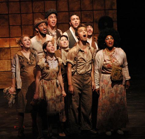 Urinetown The Musical Costumes, Urinetown Makeup, Urinetown Costumes, Farm Costumes, Musical Design, Theater Kid, Costume Inspo, Sweeney Todd, Bonnie N Clyde