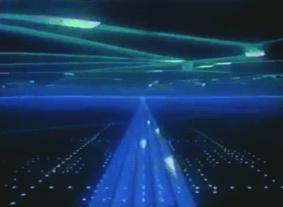 Cybercore Aesthetic Gif, Blue Cybercore Gif, Cybercore Gif Header, Cybercore Banner Gif, Cybercore Gif, Blue Aesthetic Gif, 80s Gifs, Video Fx, Nostalgia Aesthetic