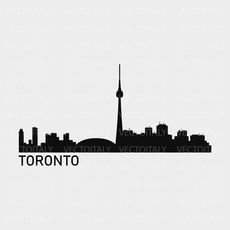 Toronto Skyline Drawing, Skyline Drawing, Toronto Skyline, Pottery Inspo, Toronto City, City Skylines, City Silhouette, May 21, City Skyline