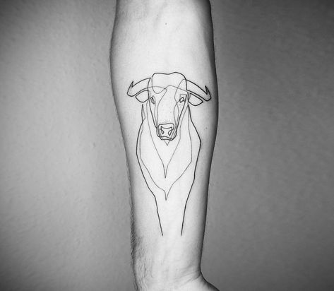 Bull tattoo by Mo Ganji | Photo 28771 Cow Outline Tattoo, Bill Tattoo, Cow Skull Tattoos, Bull Tattoo, Mo Ganji, Tiny Tattoos For Women, Cow Tattoo, Bull Art, Bull Tattoos