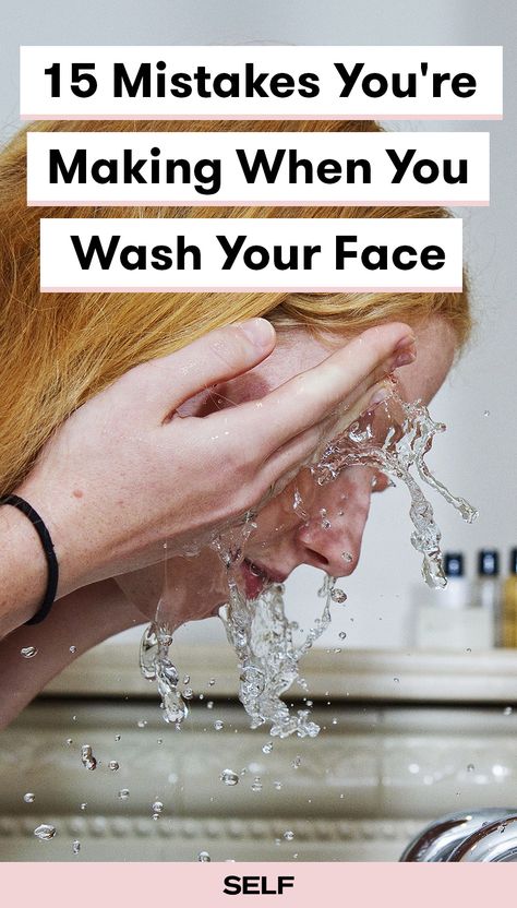 To get the most out of your daily cleansing routine, it takes a little more care and consideration that just splashing water on your face. It’s not only how you wash your face that makes the difference, but when, how often, and what type of products you use. Here's how to get the most out of your cleansing and skin-care routine. #skincare #facial #skinroutine Skin Care Routine For Teens, Haut Routine, Skincare Facial, Skin Care Routine For 20s, Cleansing Routine, Routine Skincare, Healthier Skin, Skin Routine, Homemade Skin Care