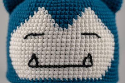 Pokemon Snorlax Hat Free Crochet Pattern Crochet Snorlax Hat, Snorlax Hat, Pokemon Crochet Hat, Snorlax Crochet, Hat Patterns Crochet, Crochet Elf Hat Pattern, Crochet Figures, Crochet Elf Hat, Hat Free Crochet Pattern