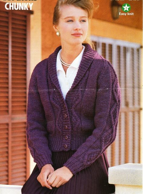 Free Knitting Patterns For Women, Cardigan Shawl, Womens Knitting Patterns, Knit Cardigan Pattern, Wool Knitting, Shawl Collar Cardigan, Knitting Patterns Free Cardigans, Jacket Cardigan, Shawl Cardigan