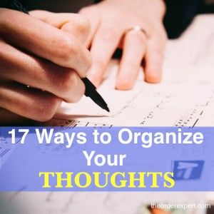 Need help organizing all of those those in your mind? Here's a helpful list of ways to do so. Person Writing, Organization Ideas Bathroom, Organize Thoughts, Organization Ideas Pantry, Time Management Planner, Office Organization Ideas, Getting Organized At Home, Mind Hacks, Home Declutter