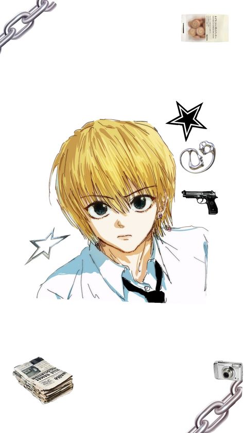 Hxh Icons Kurapika, Kurapika Poster, Kurapika Outfit, Kurapika Sketch, Kurapika Wallpapers Aesthetic, Kurapika Wallpapers, Kurapika Icon, Hxh Wallpaper, Mi Wallpaper