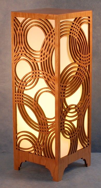 Woodshop Ideas, Laser Cut Lamps, Woodcut Art, Light Boxes, Cnc Woodworking, Motif Art Deco, Lamp Ideas, Wood Items, Laser Ideas