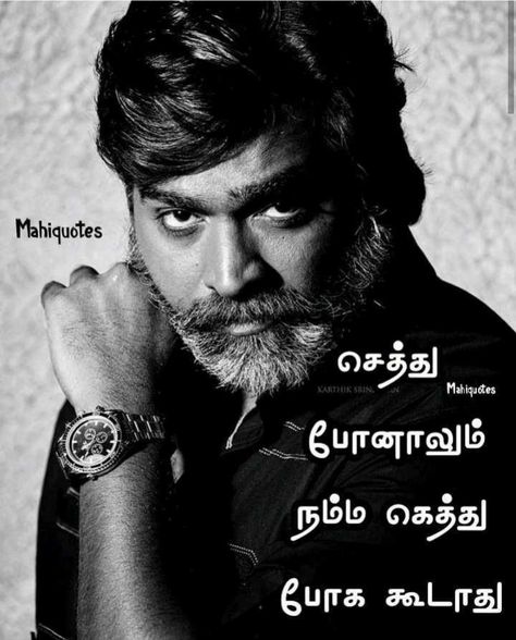 Rowdy Dialogue Tamil, Thala Photo, Dialogue Tamil, Lost Love Quotes, Girly Facts, Vijay Sethupathi, Dandelion Wallpaper, Quotes Movie, Tamil Motivational Quotes