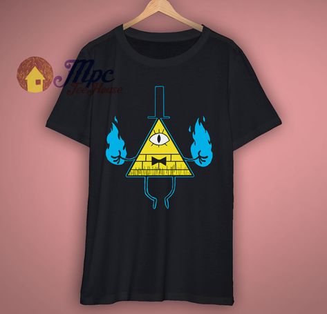 Bill Cipher Gravity Falls T Shirt Gravity Falls T Shirt, Gravity Falls Bill Cipher, Gravity Falls Bill, 80s Tees, Bill Cipher, Gravity Falls, Shirt Sale, The Picture, Gravity