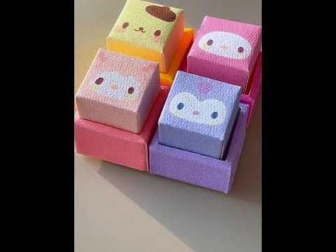 Paper Craft Greeting Cards, Hello Kitty Crafts, Paper Craft Videos, Kawaii Diy, Papercraft Printable, Paper Craft Ideas, Hello Kitty Coloring, Easy Paper Crafts Diy, Cool Paper Crafts