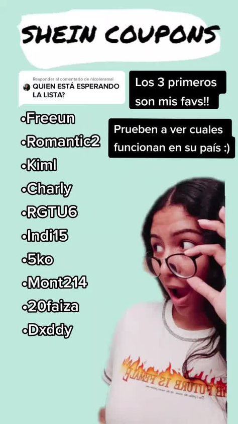 Airam Longart(@airamlongart) on TikTok: Responder a @nicoleramal Nunca jamás paguen el precio original✨ cupones para @shein_official #shein #ahorros #greenscreen #viral Jam