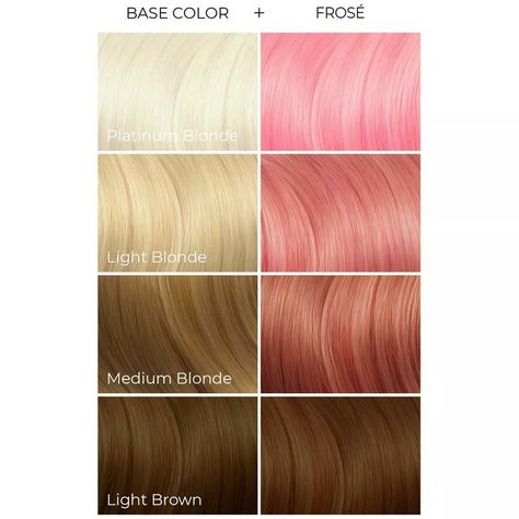 Arctic Fox Electric Paradise, Diy Hair Dye Remover, Pink Hair Streaks, Fox Hair Dye, Rose Pink Hair, Hair Chart, Hair Dye Videos, Vegan Hair Dye, Diy Hair Dye