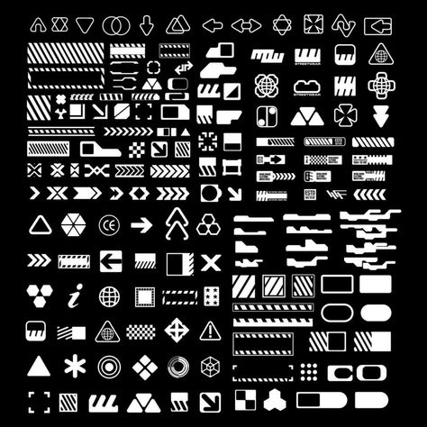 Cyberpunk Symbols, Cyberpunk Graphic Design, Cyberpunk Elements, Futuristic Streetwear, Technology Graphic, Teknologi Futuristik, Minimalism Challenge, Design Kaos, Cyberpunk Design