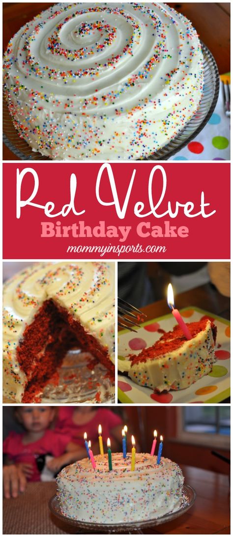 Red Velvet Birthday Cake Red Velvet Cake Decoration, Velvet Birthday Cake, Birthday Cupcakes For Women, Birthday Cake For Women, Birthday Cake For Women Simple, Cake For Women, Red Velvet Birthday, Red Velvet Birthday Cake, Cake With Sprinkles