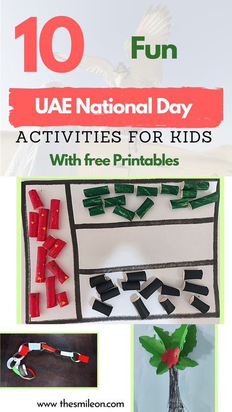 UAE flag day crafts Uae Theme Activities, Uae Flag Day Activities For Kids, Flag Day Uae Crafts For Kids, Uae National Day Activities, Flag Day Ideas, Uae Flag Day Ideas, Flag Day Activities For Kids, Uae National Day Ideas Activities, Flag Day Activities