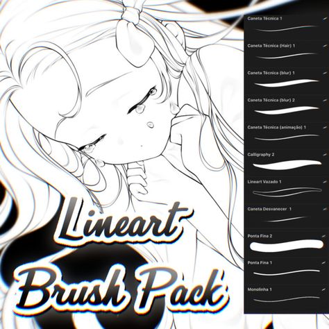 Free Procreate Brush Packs, Procreate Brush Settings Free, Procreate Lineart Brush Tutorial, Procreate Brushes Free Download Anime, Procreate Drawing Brushes Free, How To Do Good Lineart, Brush For Procreate Free, Line Art Brush Procreate, Coloring Brushes Procreate