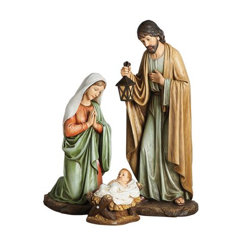 Beautiful Holy Family figures for your Outdoor Catholic Nativity display. 27" scale. Outdoor Nativity Set, Outdoor Nativity Sets, Digital Wedding Invitations Design, New Zealand Tattoo, Outdoor Nativity, Diy Nativity, Catholic Statues, Virgin Mary Statue, The Holy Family