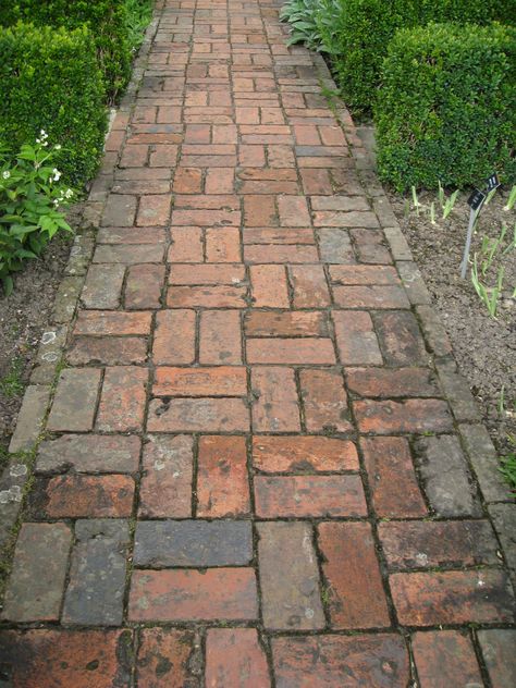 Brick Walkway Ideas, Brick Sidewalk, Brick Pathway, Brick Laying, Walkway Landscaping, Brick Path, Brick Walkway, Pathway Landscaping, Brick Paving