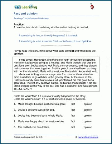 Students read short texts and identify whether various statements represent facts or opinions. Free | Worksheets | Grade 3  | Reading Comprehension | Printable Grade 3 Reading, Fact Vs Opinion, Fact And Opinion Worksheet, Fact Or Opinion, English Books For Kids, Free Reading Comprehension Worksheets, Worksheets For Grade 3, Cursive Writing Worksheets, Comprehension Exercises