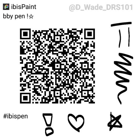 Ibispen, ibispaint, brush, qr, code, qr code. Paint Brush Art, Felt Tip, Paint Brushes, Pen, Coding