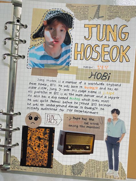 Jhope Journal Ideas, Jhope Journal, Bts Journal Ideas Without Pictures, Bts Diary Ideas, Bts Diary, Bts Journal, Bts Wallpaper Desktop, Bts Name, Bullet Journal For Beginners