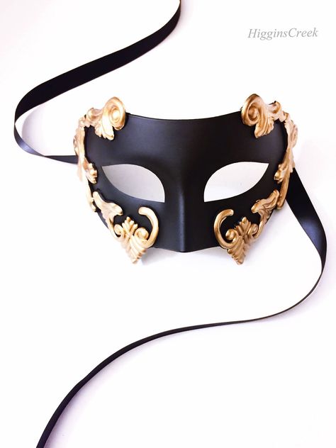 Masquerade Mask Men, Masquerade Ball Decorations, Masquerade Mask Template, Gold Masquerade Mask, Masquerade Outfit, Mens Masquerade Mask, Mask Men, Roman Gods, Prom Dance