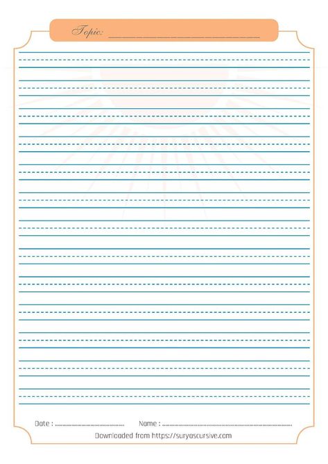 Cursive Handwriting needs worksheets for more practice. . For your learning purpose, we have prepared an empty handwriting practice worksheet with 3-lines. Cursive Writing For Kids, Penmanship Worksheets, Cursive Letters Worksheet, Handwriting Worksheet, All About Me Printable, Name Tracing Worksheets, Name Practice, Cursive Practice, Cursive Words