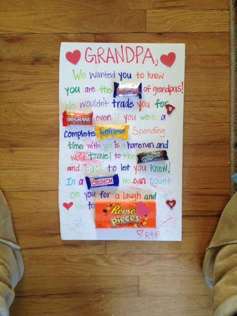 Candy poster                                                       … Fathers Day Candy Bar Poster, Birthday Candy Poster, Candy Bar Poster, Candy Letters, Candy Bar Posters, Candy Board, Candy Poster, Burning Calories, Grandpa Birthday