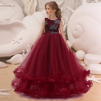 Flower Girl Wedding Evening Long Party Dresses Kids Dresses For Girls Princess Dress Teenage Dress 7 8 9 10 12 14 Year Vestidos|Dresses| - AliExpress Wedding Party Bridesmaid, Wedding Dresses For Kids, Bespoke Wedding Dress, Princess Flower Girl Dresses, Lace Bridesmaids, Wedding Costumes, Dresses For Girls, Girl Princess Dress, Kids Dresses