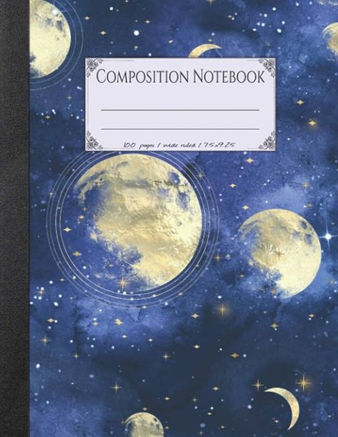 Digital Notes Aesthetic Template, Physic Notebook Cover, Cover Notebook, Goodnotes Covers, Goodnotes Notebook Cover Dark Academia, Space Notebook Cover, Galaxy Notebook, Celestial Notebook, Capas Samsung