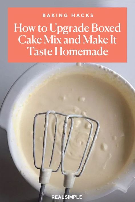 This group of friends discovered that you can effectively upgrade boxed desserts by substituting vegetable oil for this common pantry ingredient. #bakinghacks #howtobake #howtocook #realsimple #recipeideas #recipes Substitute Vegetable Oil Baking, Vegetable Oil Substitute, Baking Chart, Oil Substitute, Cake Mix Ingredients, Canned Butter, Cooking Homemade, Ingredient Substitutions, Box Cake Mix