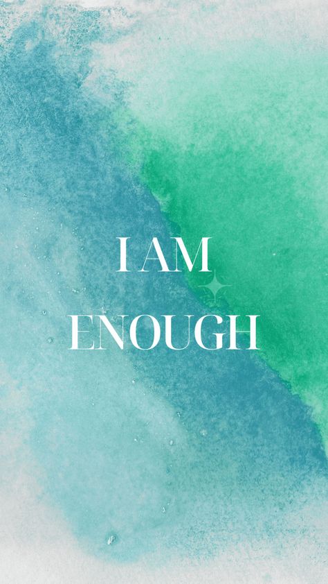 I’m Enough, I Am Enough Quotes Wallpaper, I Am Enough Quotes, Faith Wallpaper, Enough Quotes, Kingdom Business, I Am Quotes, Action Board, Enough Is Enough Quotes