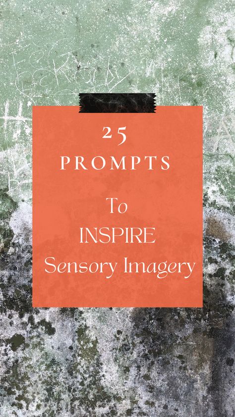 Do you need some inspiration around using sensory imagery in your writing? When we tell a story, we create a world in the reader’s mind, and by using specific, definite, and concrete details, we enable the reader to enter this new world. A detail is definite and concrete when it appeals to the senses. It should be seen, heard, smelled, tasted, or touched. Read the blog for 25 great writing prompts to inspire your writing. Imagery Writing, Scene Writing Prompts, Sensory Writing, Creative Writing Exercises, Efl Teaching, Scene Writing, Story Writing Prompts, Create A World, Writing Exercises