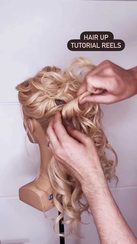 Mark Nelson-Wolter | 💕✨ HAIR UP TUTORIAL REELS ✨💕 @markjohnhair LONDON . . #reels #reelitfeelit #reel #hairreels #hairreelsvideo #reelvideo #reelitfeelit❤️❤️ #… | Instagram Messy Bridal Updo Tutorial, Partial Updo Tutorial, Romantic Updo Tutorial, Hair Updo Videos, Wedding Hair Tutorial Videos, Hair Up Tutorial, London Reels, Up Do Tutorial, Wedding Updo Tutorial