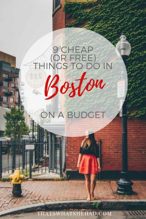 Boston Vacation, Things To Do In Boston, To Do In Boston, Massachusetts Travel, Boston Travel, Boston Things To Do, Cheap Things To Do, New England Travel, Budget Planer