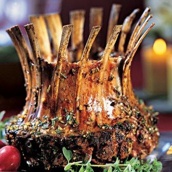 Crown Roast Of Pork, Oregano Recipes, Crown Roast, Rack Of Lamb, Lamb Roast, Lamb Chops, Lamb Recipes, Easter Dinner, Ground Pork