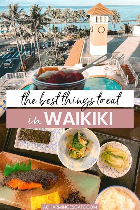 Waikiki Food, Things To Do In Waikiki, Hawaii 2023, Hawaii Trip Planning, Hawaii Vacation Tips, Oahu Waikiki, Fun Trips, Hawaii Itinerary, Oahu Vacation