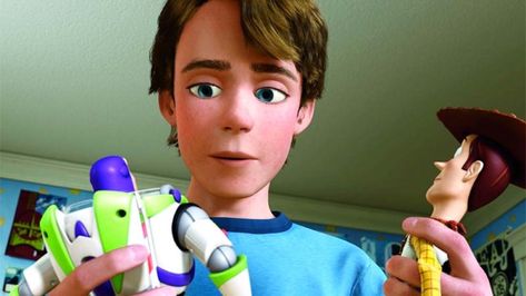 Is This What Really Happened to Andy’s Dad in “Toy Story”? Pixar Quotes, Toy Story 1995, Toy Story Movie, Tim Allen, Tom Y Jerry, Woody And Buzz, Fan Theories, Toy Story 3, Movie Facts