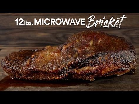 BBQ YouTuber gleefully microwaves a 12lb brisket | Boing Boing Brisket Recipes, Microwave Cooking, Beef Cuts, Wild Game, Beef Brisket, Starter Pack, This Guy, Food To Make, Dj