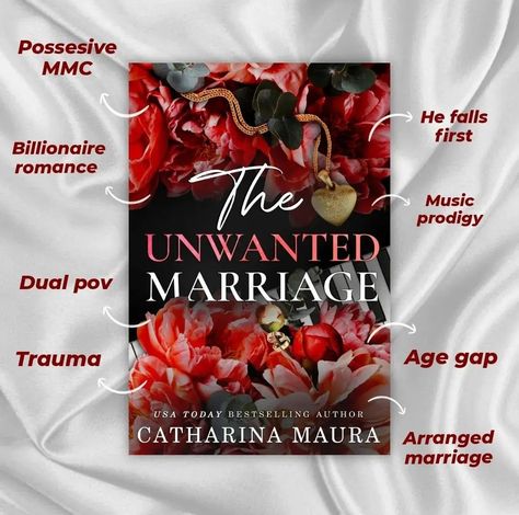 The Unwanted Marriage Catharina Maura Cover, Reviews Template Instagram, Romance Booktok, Mafia Love, Grumpy X Sunshine, Best Books For Teens, Rockstar Romance, Fiction Books Worth Reading, Book Reading Journal