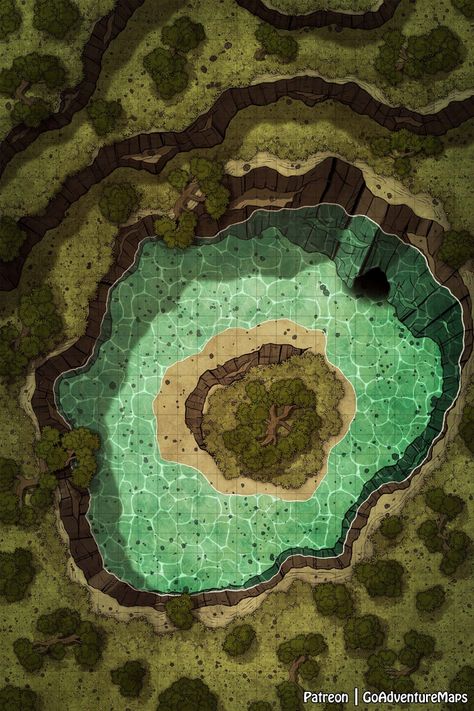 Pathfinder Maps, Dnd World Map, Building Map, Tabletop Rpg Maps, Dnd 5e Homebrew, Map Pictures, Rpg Map, Dungeon Maps, Cave In