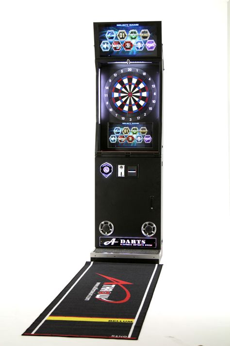 online V/S soft tip dart machine Dart Machine, Electronic Dart Board, Home Arcade, Darts Game, Cave Basement, Man Cave Basement, Woodwork Ideas, Room Items, Crazy Ideas