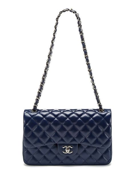 Silver Strappy Heels, Navy Chanel, Navy Girl, Luxury Bags Collection, Chanel Jumbo, Fancy Bags, Chanel Vintage, Pretty Bags, Mode Inspo